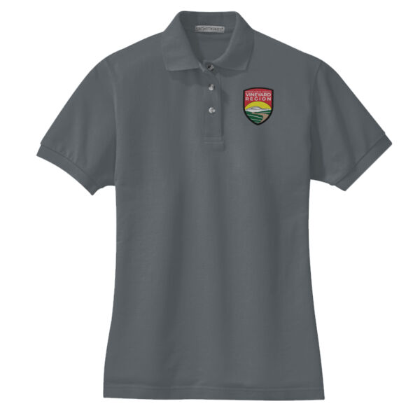   - Ladies Heavyweight Cotton Pique Polo Thumbnail